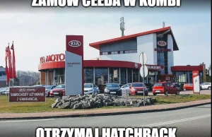 Zamówiłem Kombi, przyjechał Hatchback