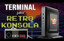 Terminal jako Retro Konsola - [Coleslav]