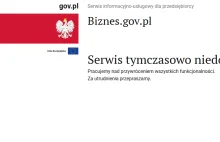 biznes.gov.pl nie działa nikt nie zamknie firmy przed Nowym Wałem
