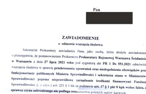 Ludzie z Ministerstwa Sprawiedliwości nie odpowiadają przed polskimi sądami