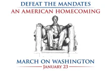 Zapowiadane wielkie marsze przeciwko segregacji sanitarnej w USA. 23 stycznia