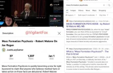 Masowa psychoza - wyniki w Google to ataki na Dr. Roberta Malone