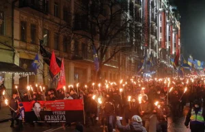 Przez Kijów przeszedł marsz upamiętniający Stepana Banderę