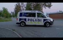 Finlandia: Pijany mężczyzna uciekał przed policją (WIDEO)