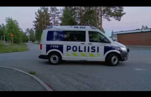 Finlandia: Pijany mężczyzna uciekał przed policją (WIDEO)