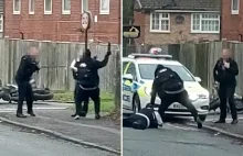 Policjanci zaatakowani maczetą w Londyńskim Croydon