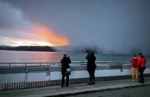 Niesamowity moment nadciągającej śnieżycy nad zaporę w Solinie!