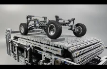 Budowanie i testowanie na bieżni różnego typu zawieszenia z klocków LEGO Technic