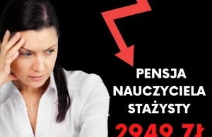 Od 01.01.2022r. pensja minimalna 3010 zł, a pensja nauczyciela stażysty 2949 zł.