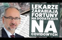 Lekarze zarabiają fortuny na dodatkach covidowych! Przykład szpitali z...