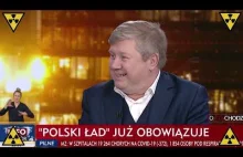 Cezary Kaźmierczak - w TVP na żywo nie zostawia suchej nitki na polskim ładzie.