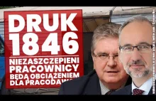 Druk 1846. Niezaszczepieni pracownicy będą obciążeniem dla pracodawców...