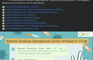 Konkurs na szczepienia wśród dzieci