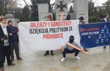 Wolne Konopie zorganizowały manifestację pod Sejmem. „Dilerzy i gangsterzy...