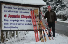 Pastor Byrt zbiera narty i daje je potrzebującym