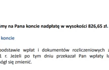 ZUS zwraca składki zapłacone w grudniu (za grudzień) nie informując o tym