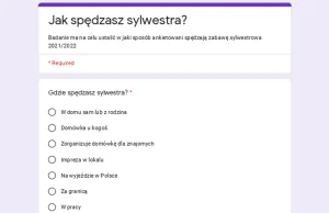 Jak spędzasz sylwestra?