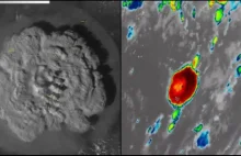 Wybuch podwodnego wulkanu. Ostrzeżenie przed tsunami