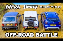 Budżetowy offroad- Lada Niva vs Suzuki Jimny vs Dacia Duster