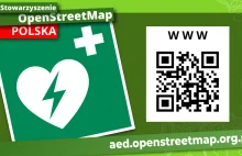 AED - mapa defibrylatorów