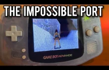"Niemożliwy port" oryginalnego Tomb Raider na Game Boy Advance [eng]