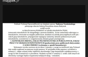 Pseudoekolog patostreamer grozi śmiercią i pomawia prezydenta Białegostoku