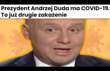 Andrzej Duda po 3 dawkach przechodzi "lepiej" covida niż przed szczepieniami.