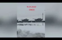 Zbiór nagrań rosyjskiego sprzętu wojskowego transportowanego pod granicę z UA