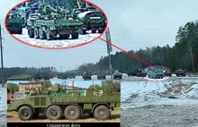 Rosyjskie systemy rakietowe rozlokowany na Białorusi, przy granicy z Ukrainą