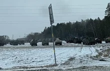 Rosyjskie wojsko na Białorusi. Niedaleko granicy z Ukrainą