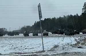Rosyjskie wojsko na Białorusi. Niedaleko granicy z Ukrainą