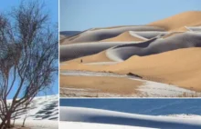Śnieg spadł na Saharze. Szósty raz w ciągu ponad 40 lat