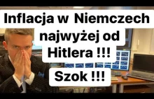 Inflacja w Niemczech Najwyższa Od Hitlera !!! Szok !!!