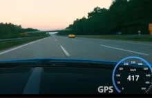 Niemcy krytykują milionera, który osiągnął na ich drodze 417 km/h