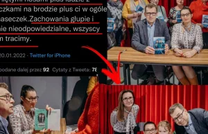 Maciej Orłoś płacze, że ludzie nie noszą masek, a sam ma je w dupie xD