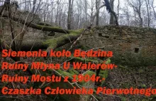 Siemonia koło Będzina Ruiny Młyna U Walerów - Ruiny Mostu z 1904r. - Czaszka