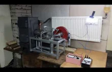 Prąd elektryczny z pieca opalanego drewnem - DIY