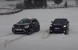 Dacia Duster pokazała Audi Q7 quattro, że siła tkwi w lekkości