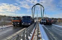 Przeprowadzono próby obciążeniowe Mostu Uniwersyteckiego w Bydgoszczy