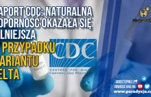 Raport CDC: Naturalna Odporność Okazała Się Silniejsza W Przypadku...