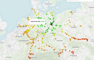 "Wielbiciele kolei mogą zobaczyć.. jak daleko zajadą pociągiem bez przesiadki"