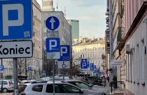 25 znaków dotyczących parkowania na krótkim odcinku ulicy.