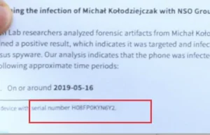 Tel. lidera agro unii był stworzony później niż data infekcji Czy aby na pewno?