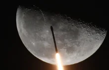To będzie piękna katastrofa.Rakieta Falcon 9 rozbije się o powierzchnię Księżyca