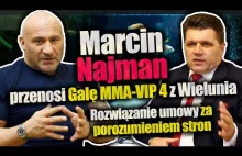 Marcin Najman przenosi Galę MMA-VIP 4 z Wielunia.
