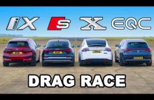 BMW iX vs Tesla Model X vs Audi e-tron S vs Mercedes EQC
