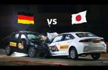 Toyota Corolla vs VW Jetta - Surprising Crash Test Result