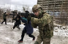 "Kontakt z lewej, kontakt z prawej". Trening ukraińskiej Obrony terytorialnej