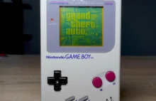 GTA V i YouTube na oryginalnym GameBoy'u