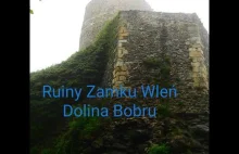 Ruiny Zamku Wleń Dolina Bobru- Ruins of the Wleń Castle in the Bóbr Valley